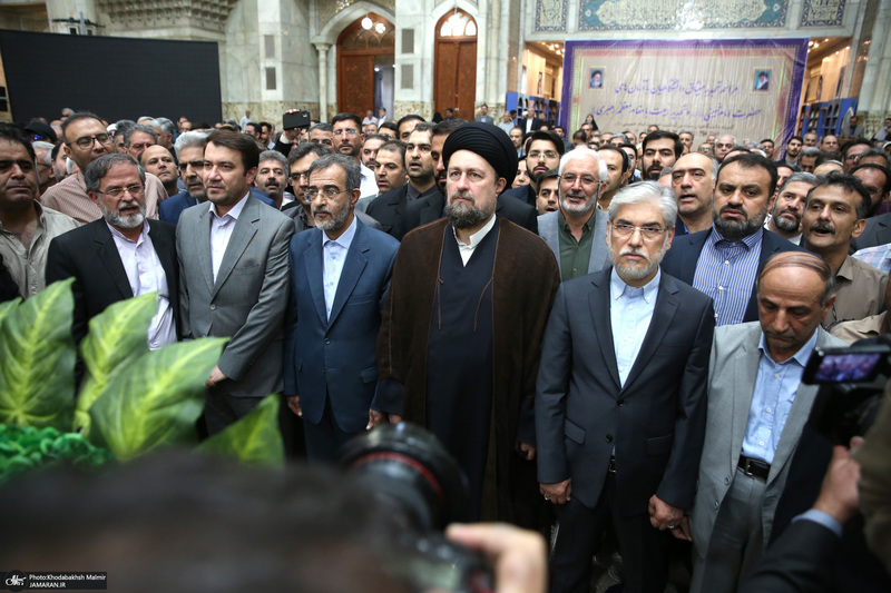 مراسم تجدیدمیثاق دانشگاهیان با آرمان‌های امام خمینی (س)