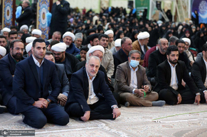 مراسم چهاردهمین سالگرد رحلت همسر امام خمینی و سی‌امین سالگرد ارتحال مرحوم حاج سیداحمد خمینی (ره)