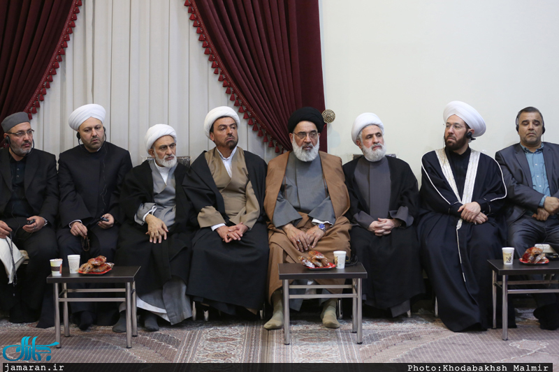 دیدار جمعی از میهمانان کنفرانس وحدت اسلامی با سید حسن خمینی