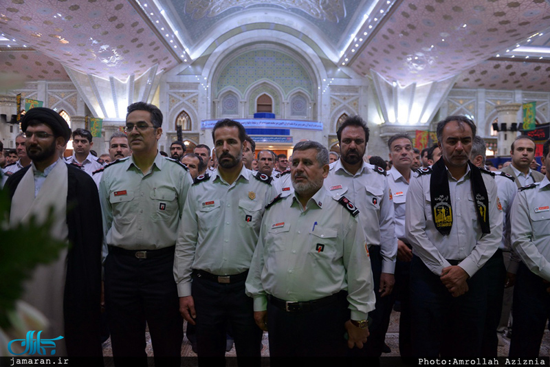 تجدید میثاق آتش نشانان تهران با آرمان های حضرت امام(س)