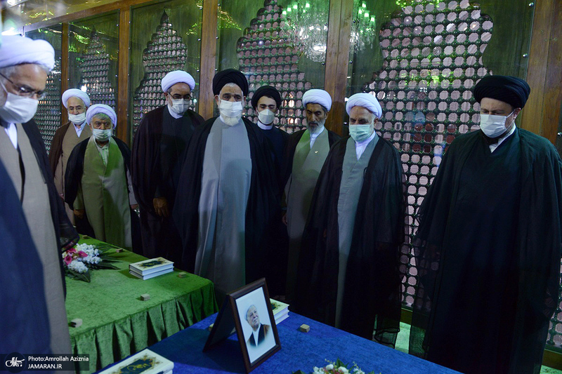 تجدید میثاق رئیس قوه قضائیه و مسئولان عالی قضایی با آرمان‌های حضرت امام خمینی (س)