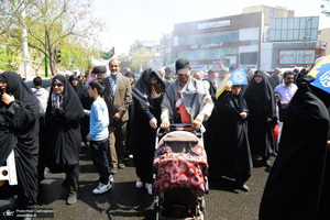 راهپیمایی باشکوه روز قدس در قم -1