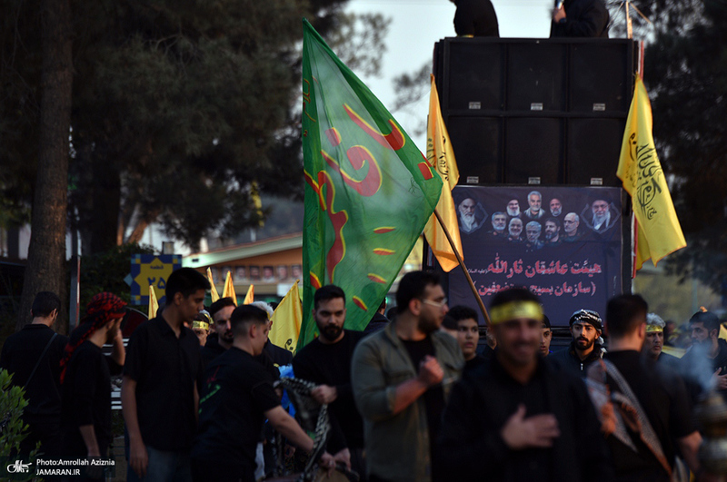 دسته عزاداری هیئت عاشقان ثارالله در حرم مطهر امام خمینی (س)