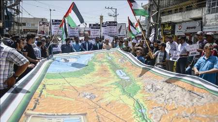 برگزاری تظاهرات گسترده در سالگرد «روز نکبت» توسط مردم غزه