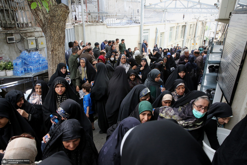 مراسم «کوچه آفتاب» در جماران