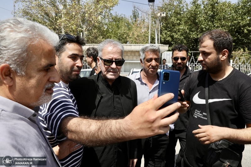 مراسم تشییع مرحوم اکبر عبدی