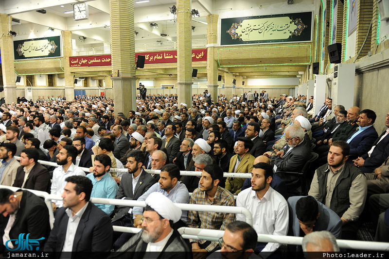 دیدار مسئولان، قشرهای مختلف مردم و سفرای کشورهای اسلامی با رهبر معظم انقلاب