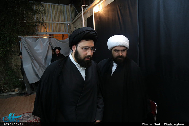 مجلس عزادارى شهادت حضرت صديقه طاهره(س) در بیت آيت الله دوستى زنجانى