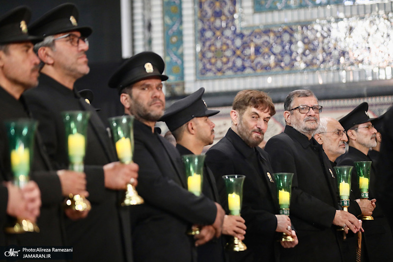 مراسم شب شهادت امام رضا (ع) در حرم مطهر رضوی