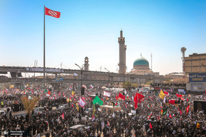 تشییع پیکر مطهر رهبر شهید در نجف اشرف