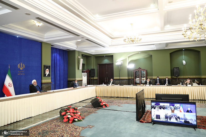 مراسم بهره برداری از طرح های ملی وزارت نفت با حضور رئیس جمهور