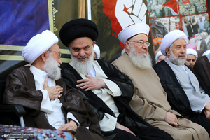 اجتماع حوزویان در محکومیت جنایات رژیم صهیونیستی