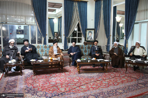 دیدار مجمع روحانیون مبارز و مجمع محققین حوزه علمیه قم با سید حسن خمینی