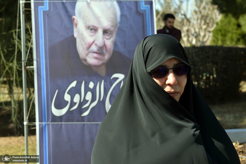 مراسم تشییع و خاکسپاری صلاح زواوی سفیر سابق فلسطین در تهران