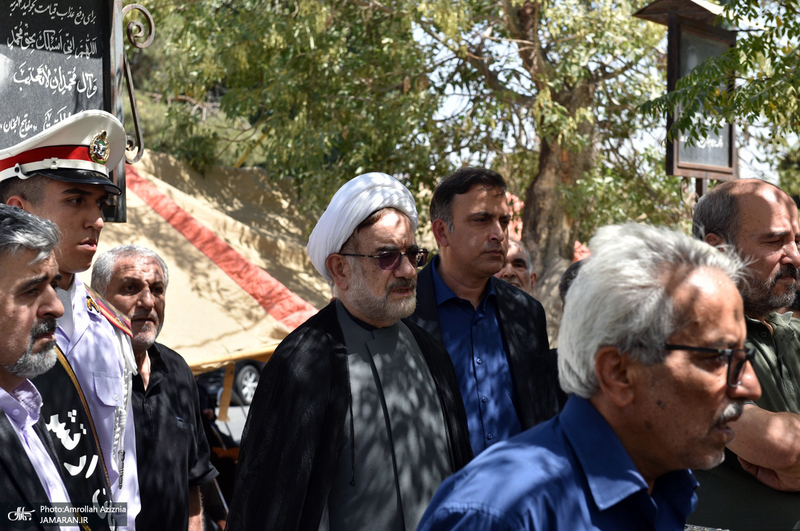 مراسم تشییع و خاکسپاری حاج محسن امین‌زاده