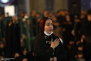 مراسم عزاداری شهادت امام جعفر صادق (ع) در مسجد اعظم قم