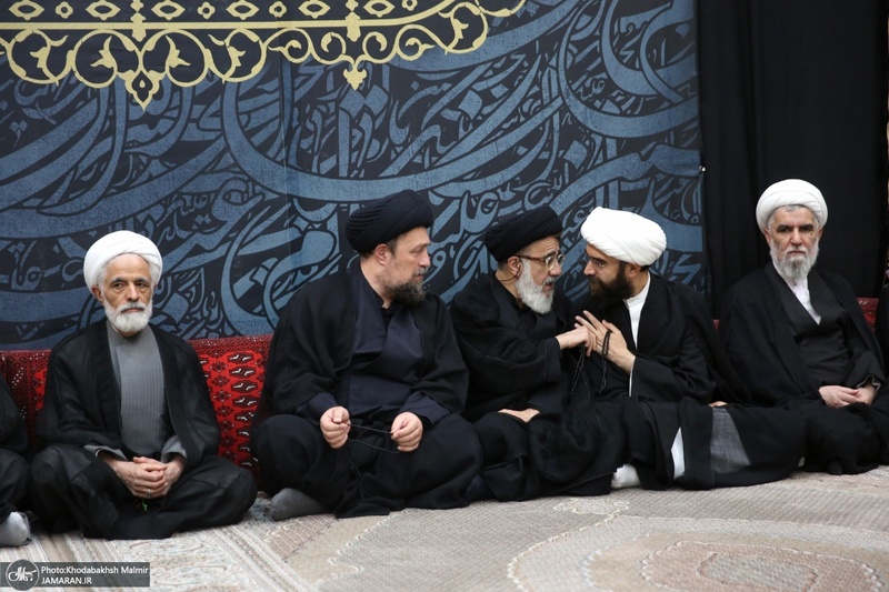 مراسم عزاداری شب تاسوعای حسینی در حرم امام خمینی (س)