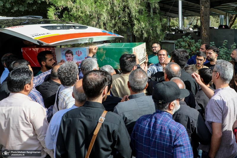 مراسم تشییع و خاکسپاری پیکر مطهر «شهید رسول رستمی»