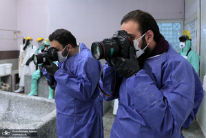 تغسیل با آب متوفیان مبتلا به کرونا در بهشت زهرا(س) تهران