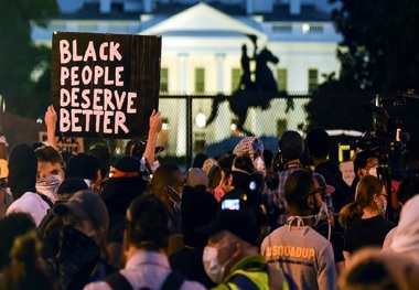  تصاویری از تجمع معترضان ضد نژادپرستی و بی عدالتی در بروکلین آمریکا 