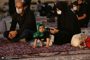 مراسم عزاداری شب عاشورای حسینی(ع) در حرم مطهر امام خمینی(س)