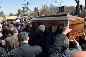 مراسم تشییع و خاکسپاری صلاح زواوی سفیر سابق فلسطین در تهران