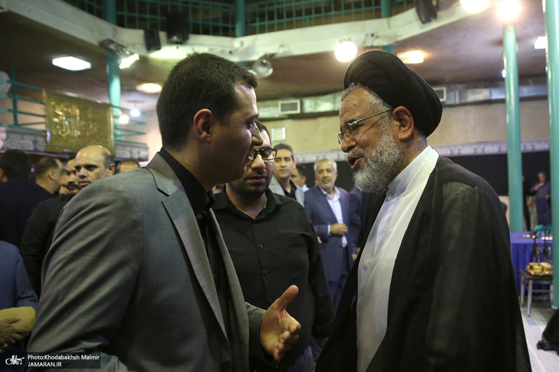 مراسم عزاداری هیئت جامعه اسلامی ورزشکاران در حسینیه جماران