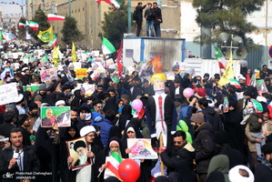 راهپیمایی باشکوه 22 بهمن در قم