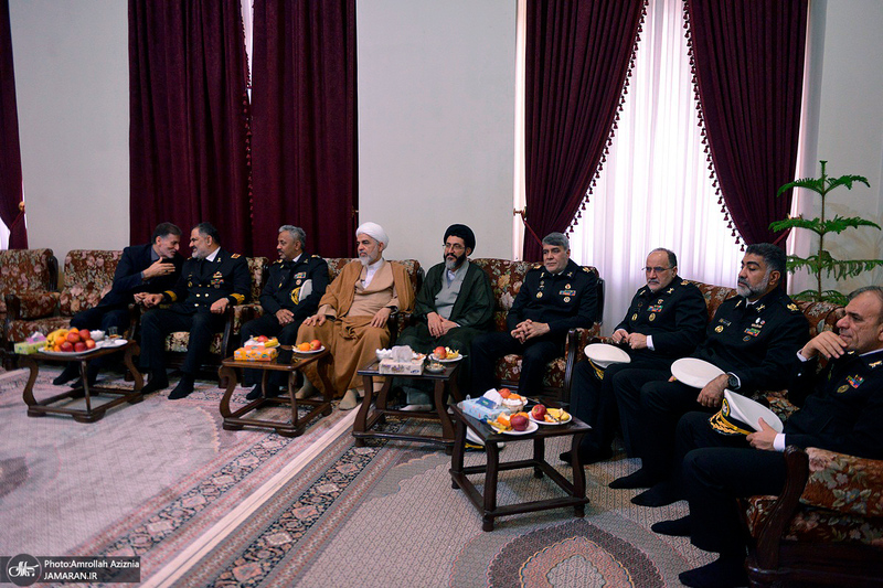 تجدید میثاق فرمانده و پرسنل نیروی دریایی ارتش جمهوری اسلامی ایران با آرمان‌های امام خمینی(س)