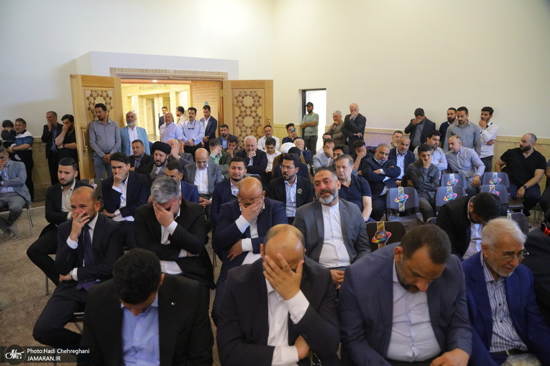 مراسم افتتاح حسینیه آیت الله العظمی بروجردی (ره) در شهر سامرا