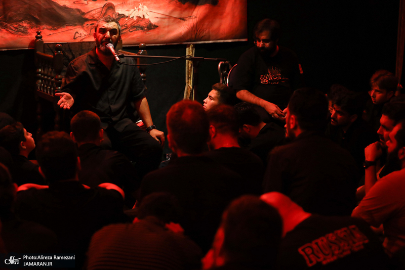 مراسم شب اربعین حسینی در حسینیه شهید امیر حسین اعتماد سعید