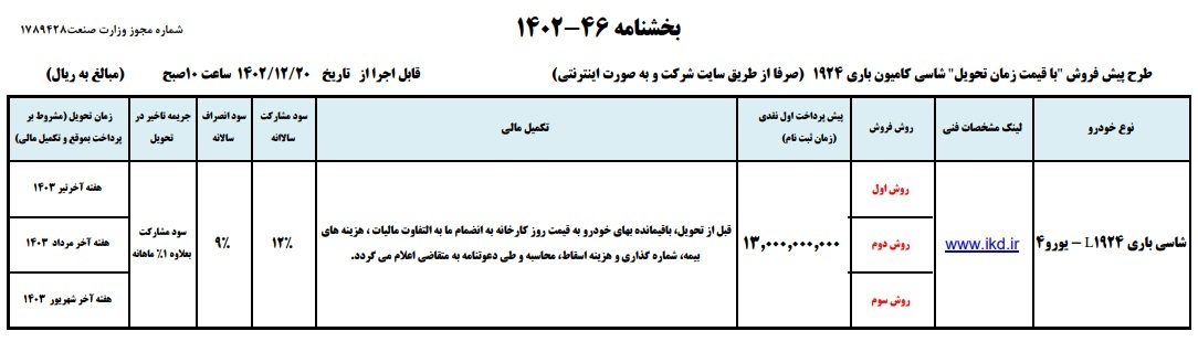 شاسی باری