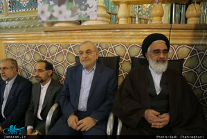 مراسم تحویل سال نو در حرم مطهر حضرت معصومه(س)