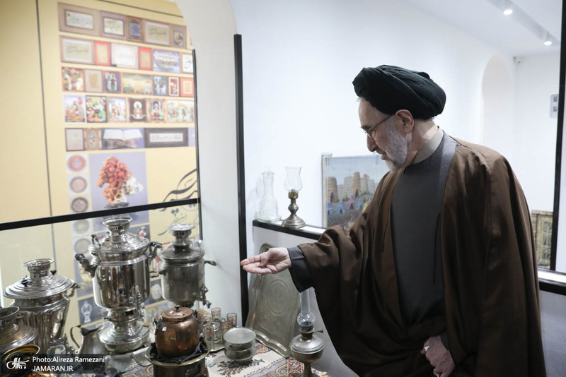 بازدید سید محمد خاتمی از موزه دکتر حسن حبیبی