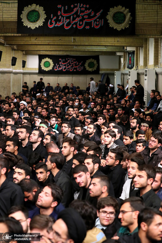 مراسم عزاداری اربعین حسینی با حضور هیئت‌های دانشجویی در حسینیه امام خمینی