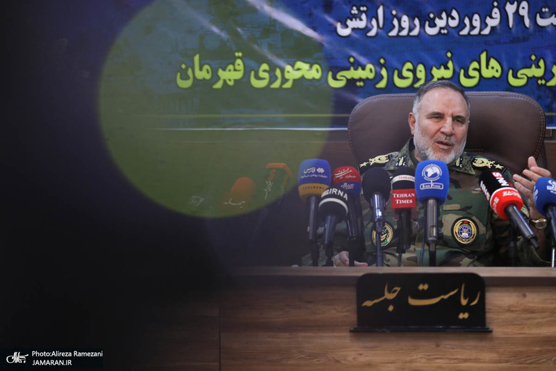 نشست خبری فرمانده نیروی زمینی ارتش