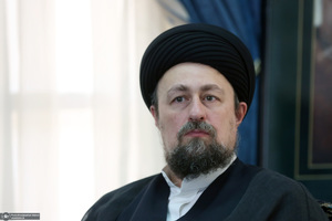 دیدار رئیس، معاونان و کارکنان سازمان حفاظت محیط زیستبا سید حسن خمینی - پرتره سید حسن خمینی