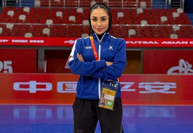 داور زن ایرانی قاضی فینال فوتسال قهرمانی آسیا