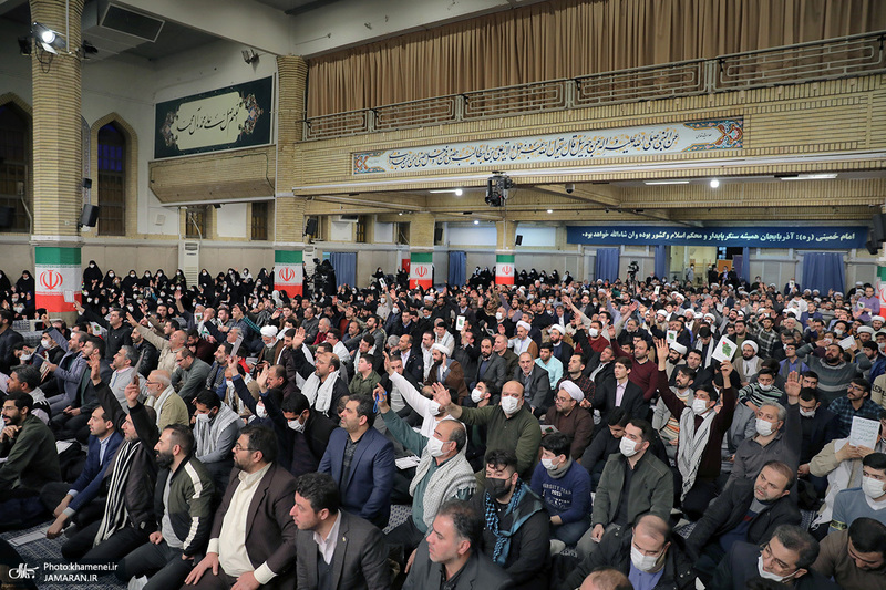 دیدار مردم آذربایجان شرقی با رهبر معظم انقلاب