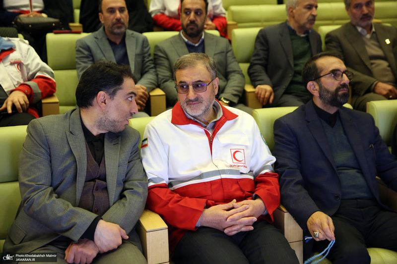 آیین تجلیل از داوطلبان جمعیت هلال احمر