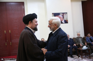 تجدید میثاق رئیس و جمعی از اعضای مجمع تشخیص مصلحت نظام با آرمان‌های امام خمینی (س)-2