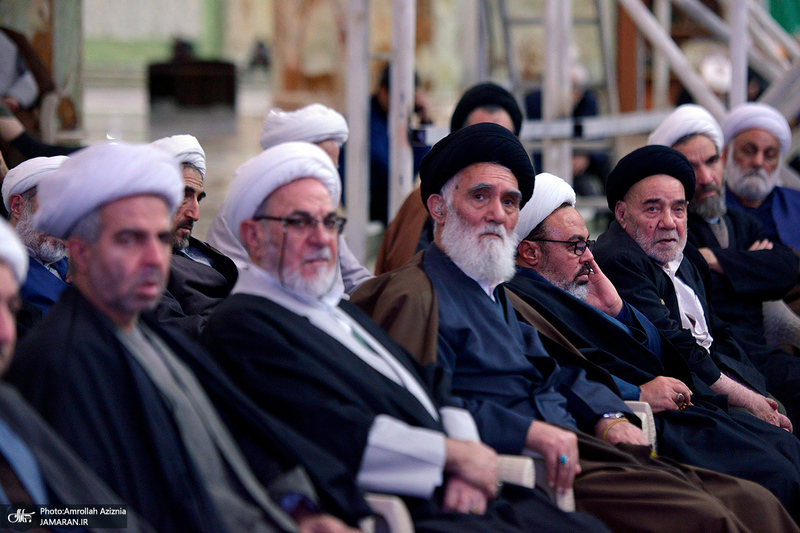 مراسم شب میلاد حضرت زهرا (س) و فرزند برومندش حضرت روح الله در حرم امام خمینی