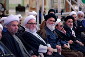 مراسم شب میلاد حضرت زهرا (س) و فرزند برومندش حضرت روح الله در حرم امام خمینی