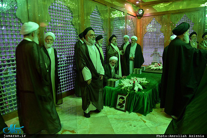 تجدید میثاق رییس و اعضای مجلس خبرگان رهبری با آرمان‌های حضرت امام(س)