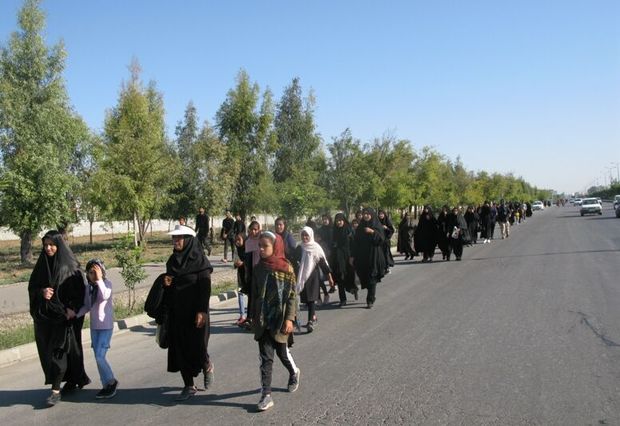 عزاداری مردم شرق گلستان در اربعین حسینی