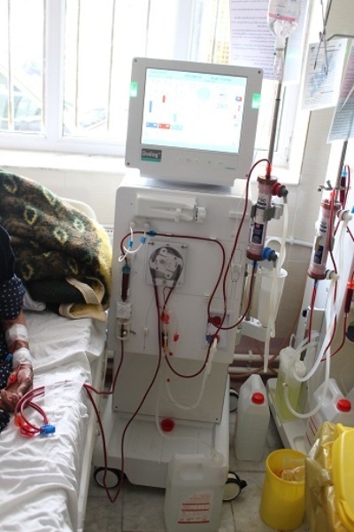 تجهیز بیمارستان امام خمینی (ره) مهاباد به پنج دستگاه دیالیز جدید