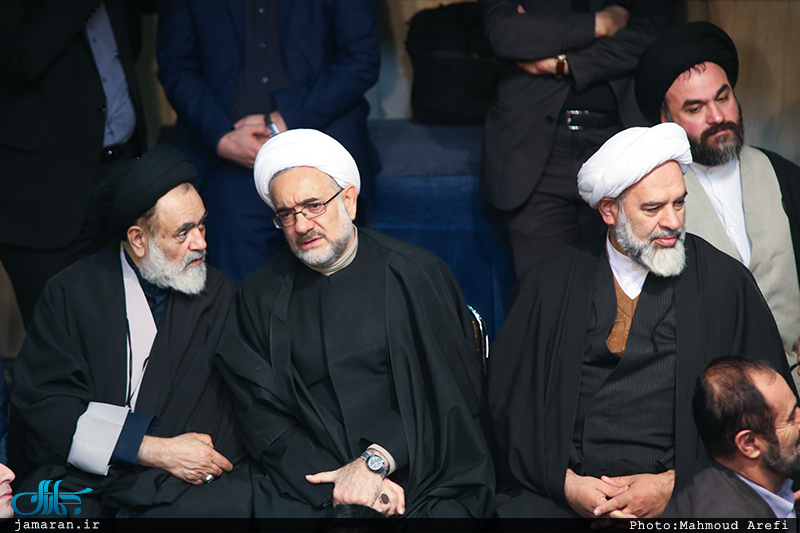 مراسم وداع با پیکر آیت الله هاشمی رفسنجانی(ره) در حسینیه جماران