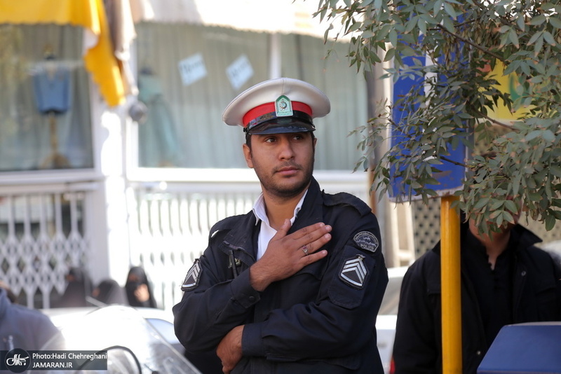 دسته عزاداری شهادت امام عسکری(ع) با حضور آیت العظمی وحید خراسانی