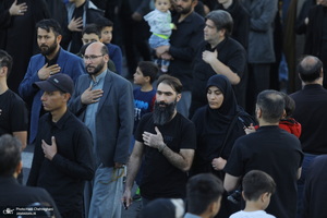 دسته عزاداری شهادت حضرت علی (ع) با حضور آیت‌الله العظمی وحید خراسانی