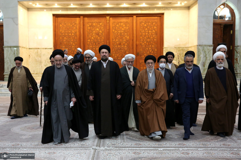 تجدید میثاق اعضای مجمع روحانیون مبارز با آرمان های حضرت امام خمینی (س)